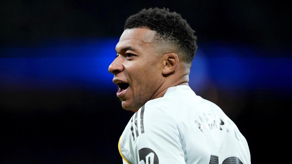 Mbappé, con el Real Madrid