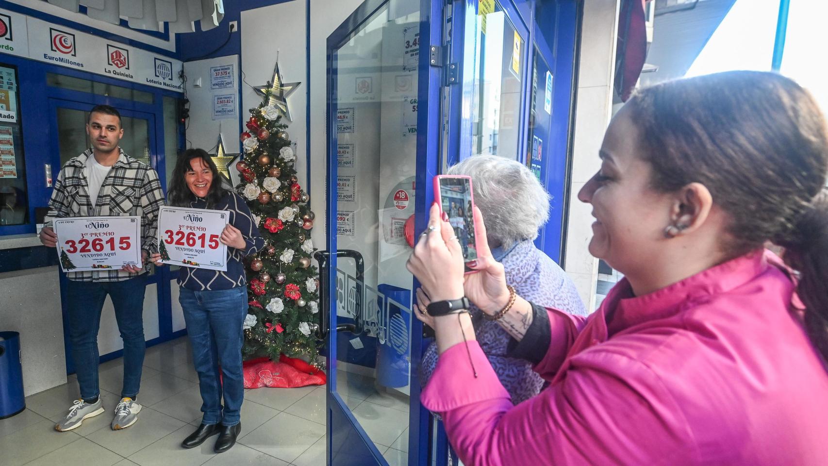 Tercer premio de la lotería de El Niño vendido en la administración número 11 de Burgos