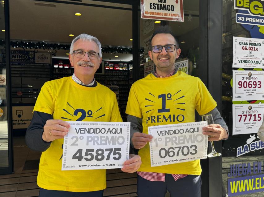 Andrés y Benjamín, de La X de La Suerte