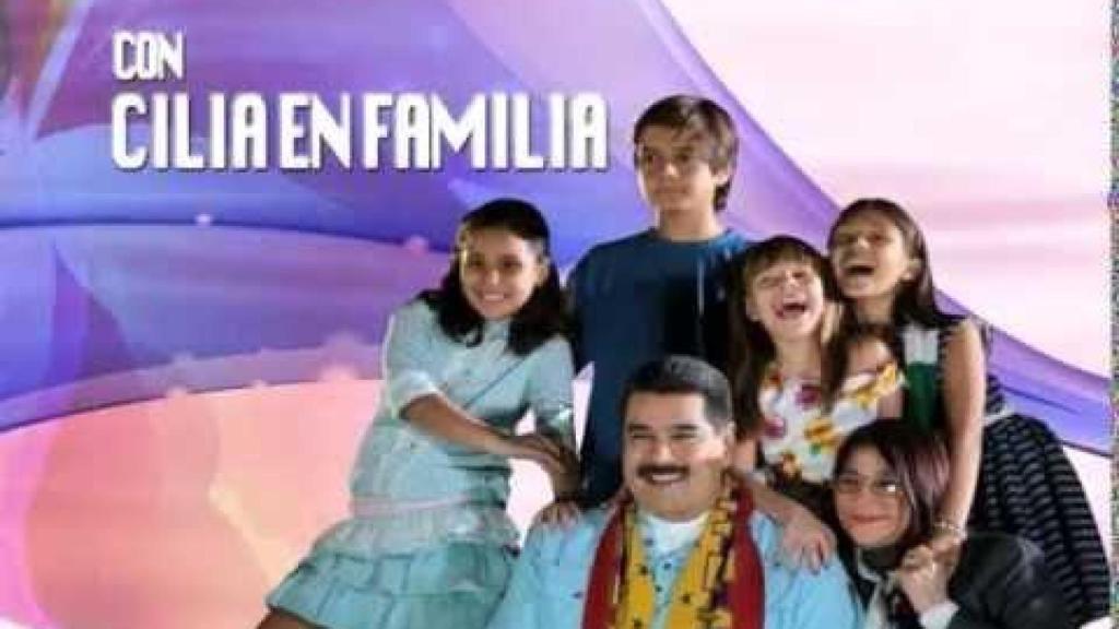 Portada del programa Con Cilia en familia, emitido por VTV CANAL 8, emisora pública venezolana.