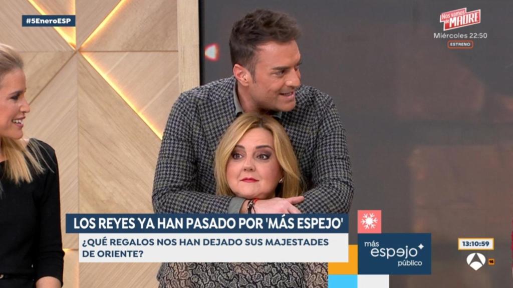 Afra Blanco, Miquel Valls y Pilar Vidal en 'Espejo Público'.