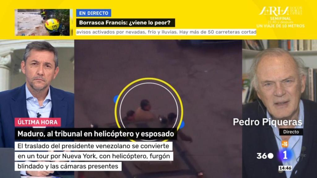 Javier Ruiz y Pedro Piqueras en 'Mañaneros'.