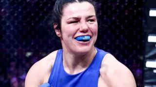 Sinéad Kavanagh, durante un combate de MMA, en una fotografía de archivo.