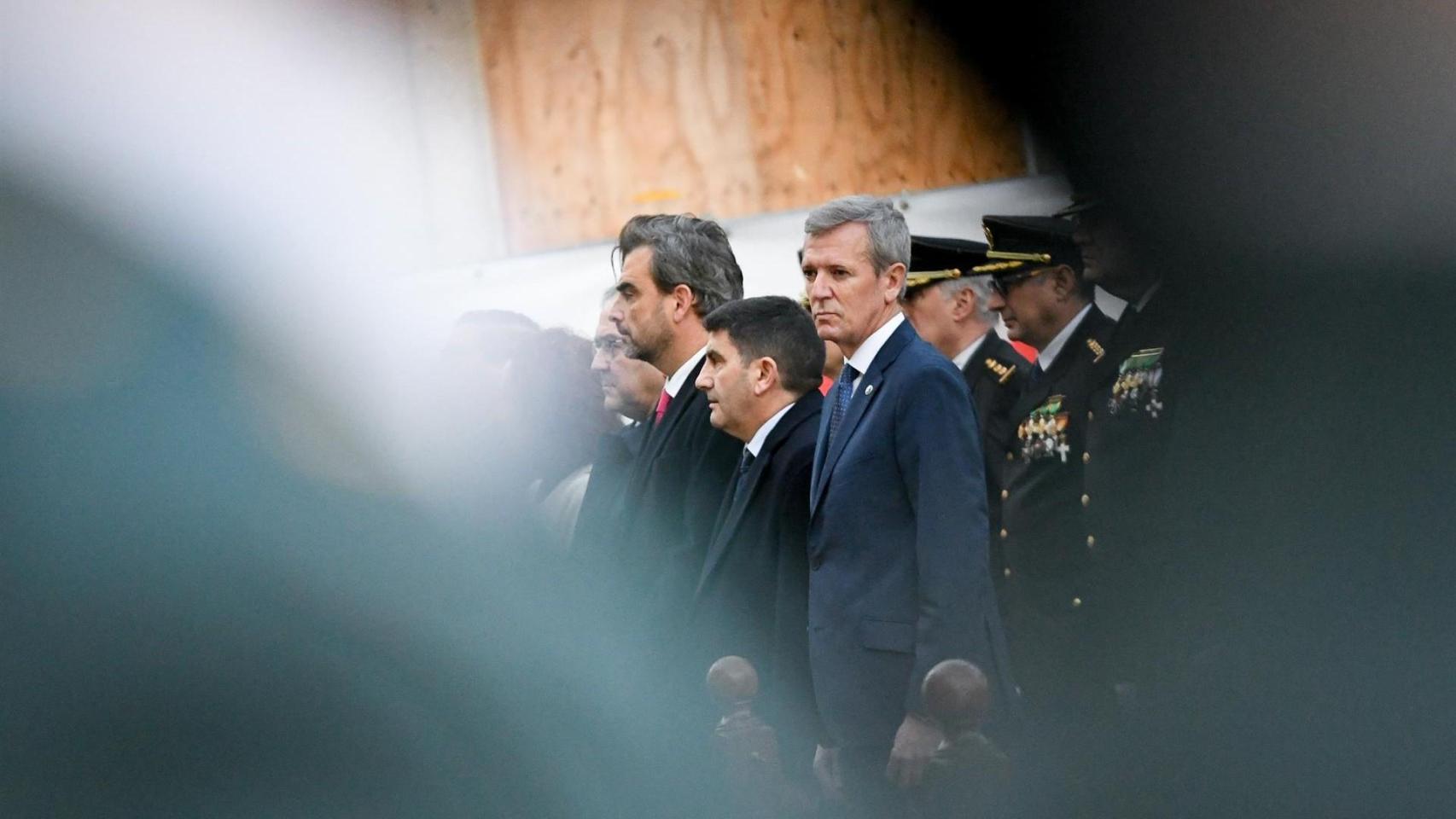 El presidente de la Xunta de Galicia, Alfonso Rueda, en la Pascua Militar