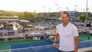 Rafa Nadal, en su academia.