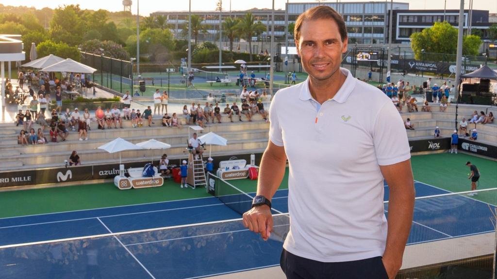 Rafa Nadal, en su academia.