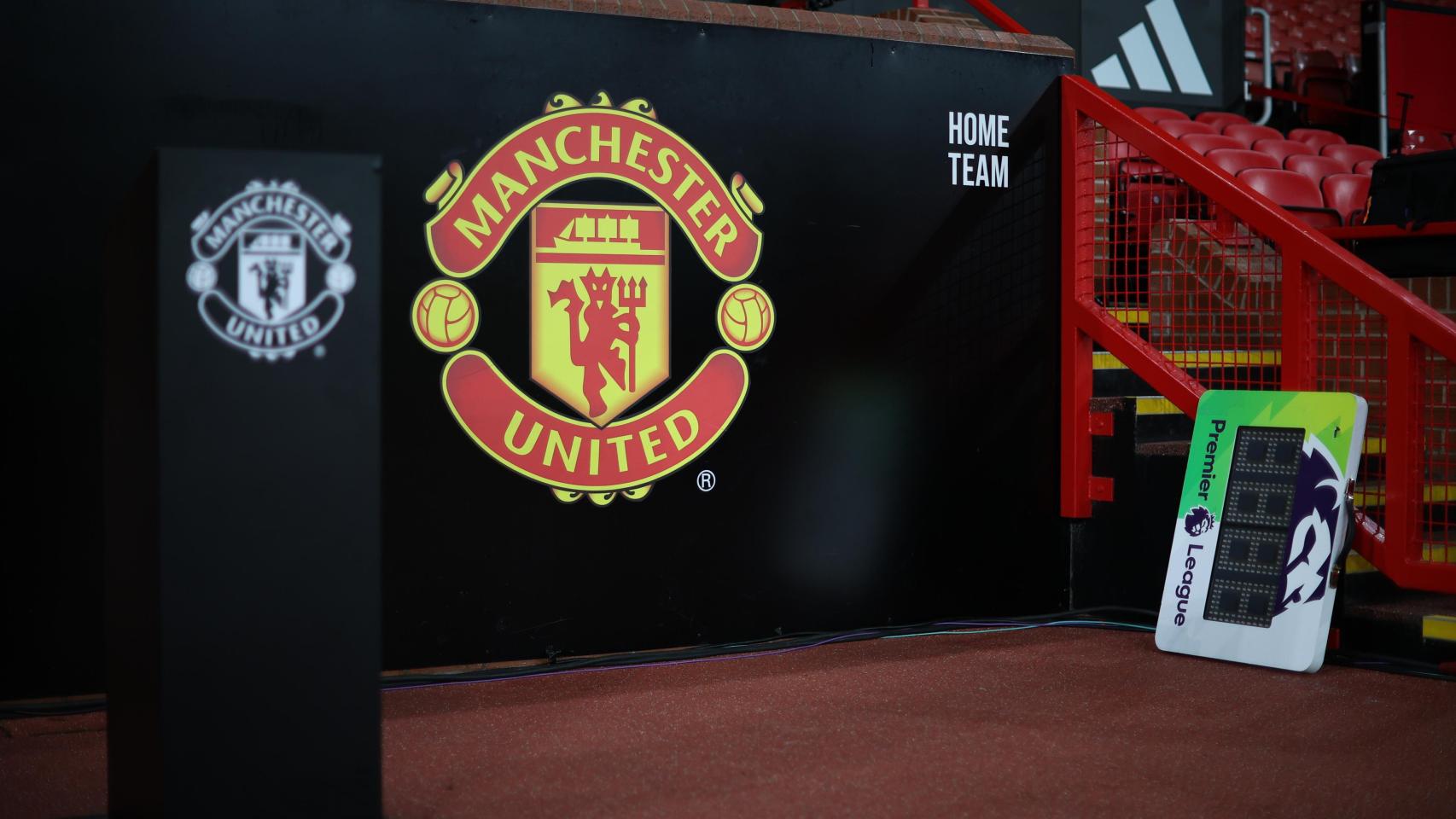 Interior del estadio de Old Trafford en la previa del partido ante el Wolverhampton.