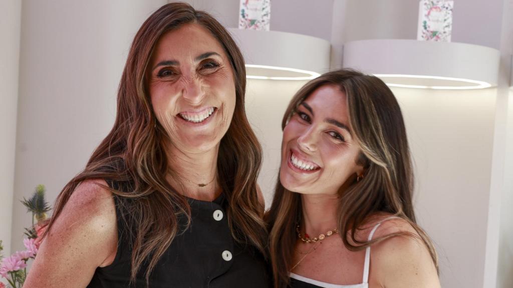 Paz Padilla y su única hija, Anna, en un acto de su marca el pasado junio.