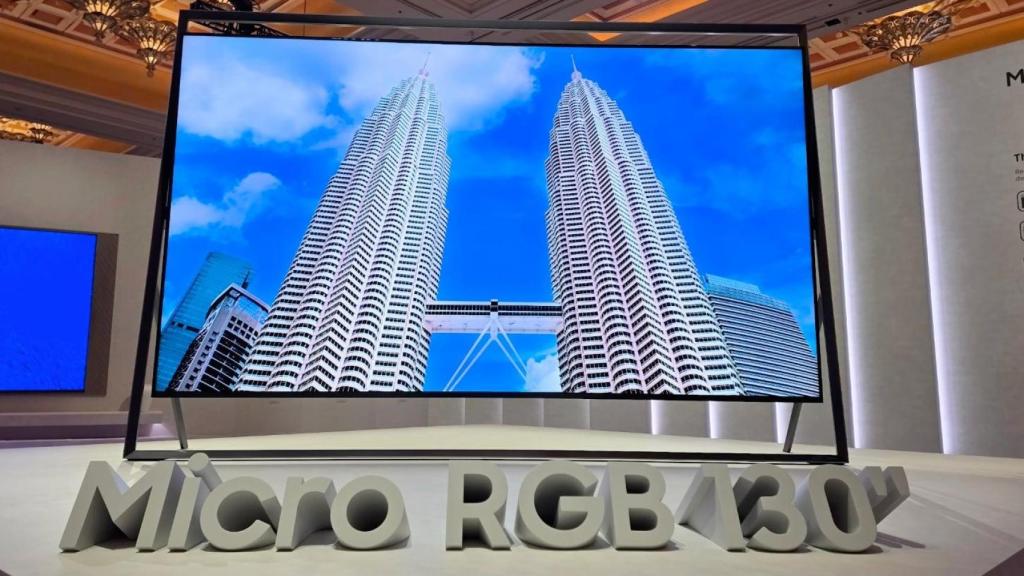 Televisor microRGB de 130 de Samsung