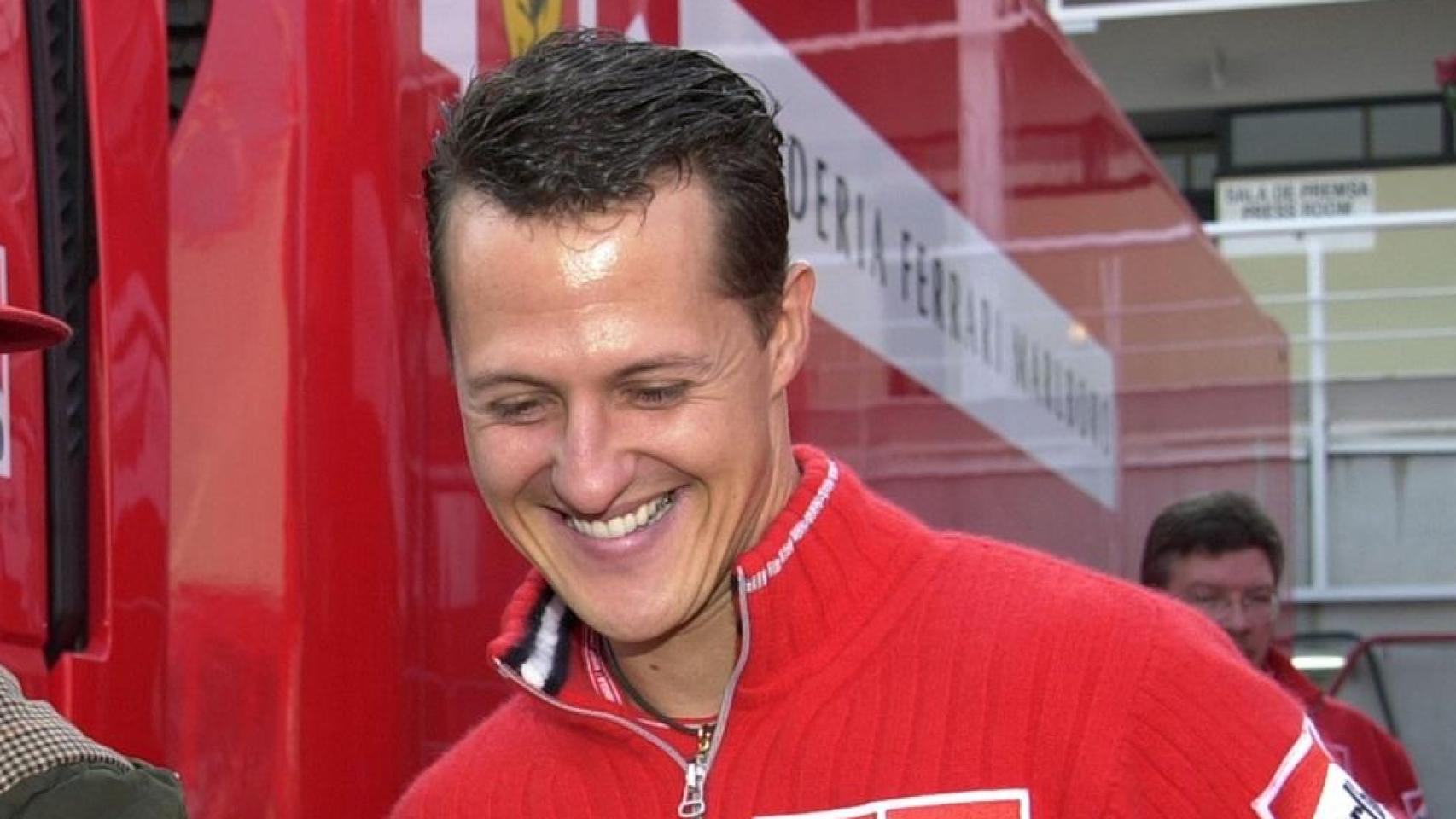 Michael Schumacher, en el paddock de la F1 en 2001