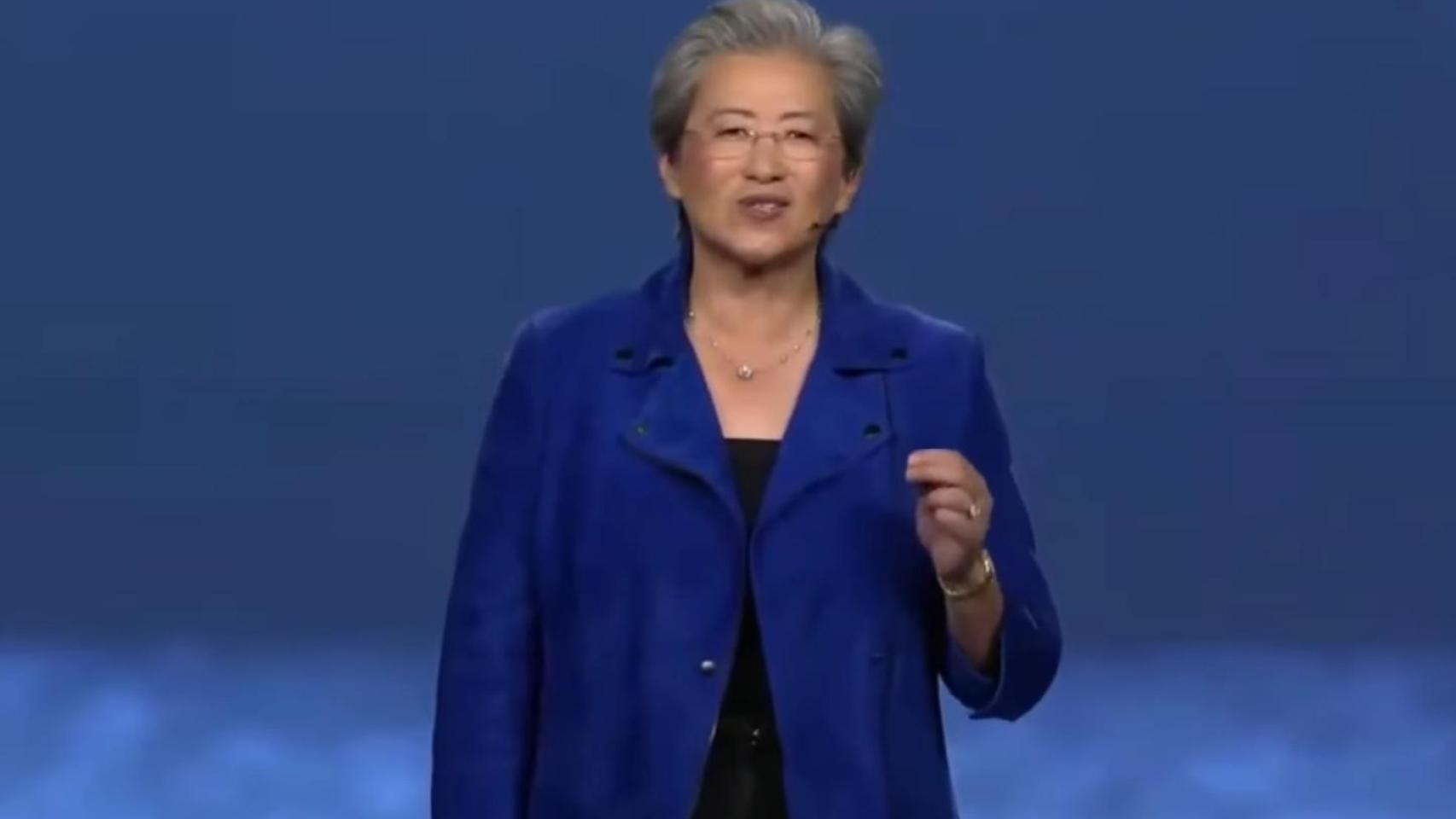 Lisa Su, CEO de AMD, en CES 2026.