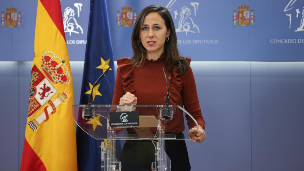 La portavoz de Podemos en el Congreso, Ione Belarra.