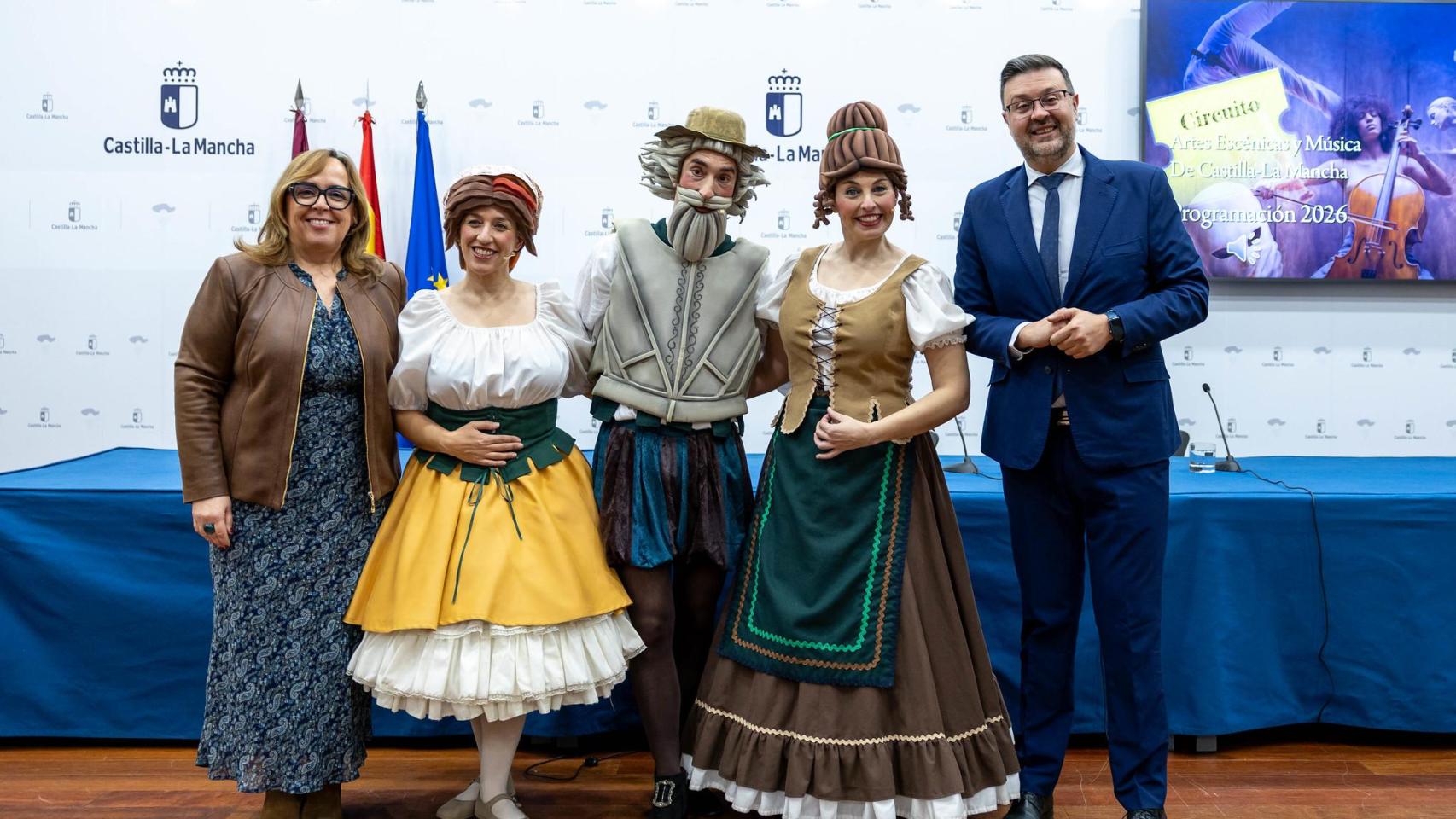 Presentación de la temporada 'Primavera 2026' y 'Circuito 2026' de la Red de Artes Escénicas y Musicales de Castilla-La Mancha.