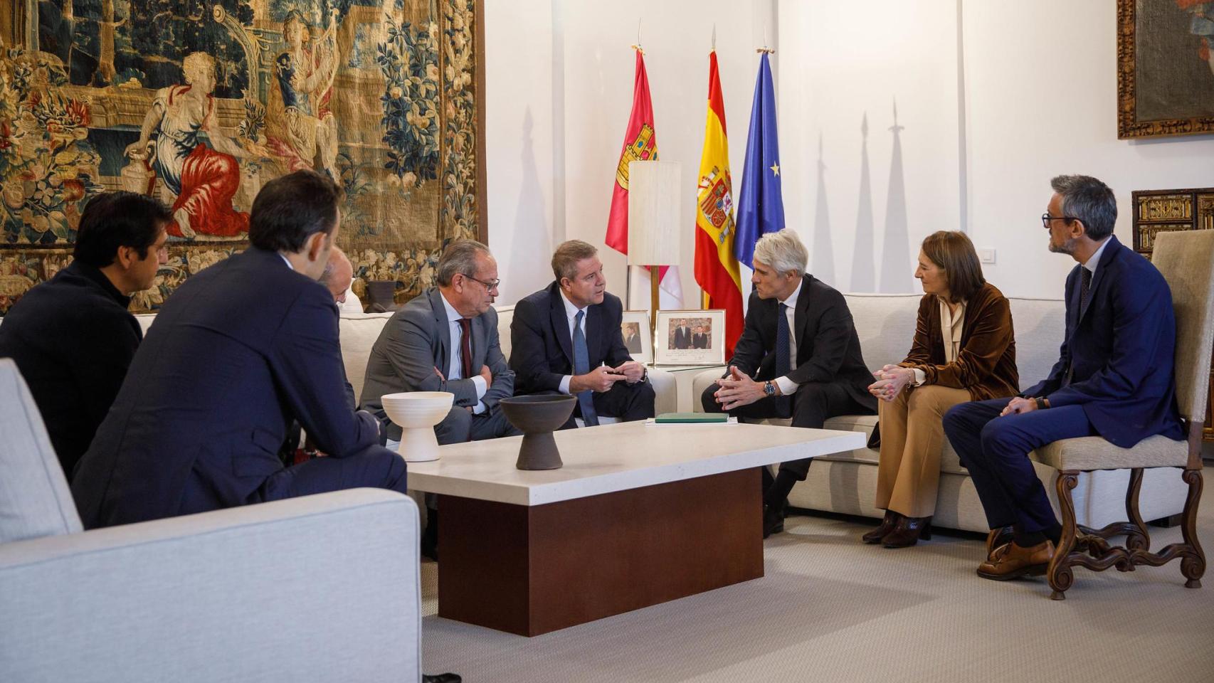 Reunión con directivos del Grupo Telefónica.