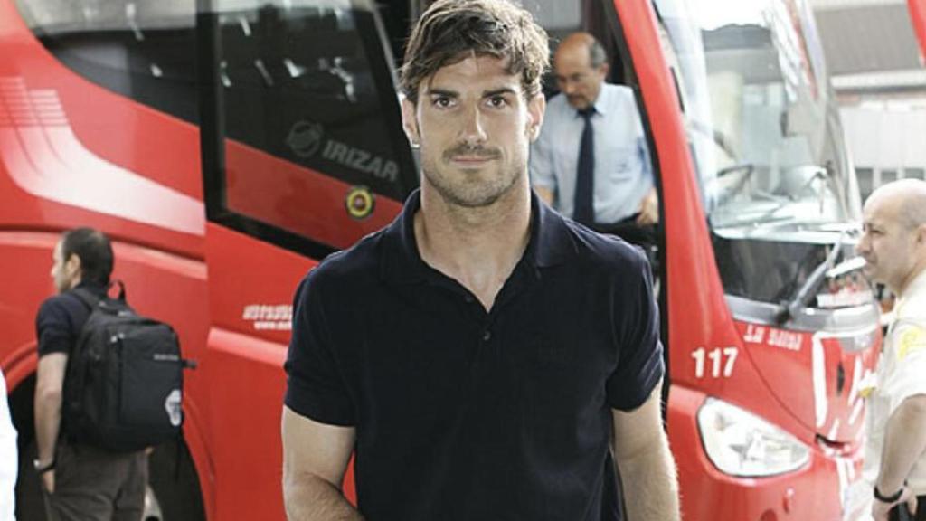 Aitor Ocio, durante su etapa como futbolista del Athletic