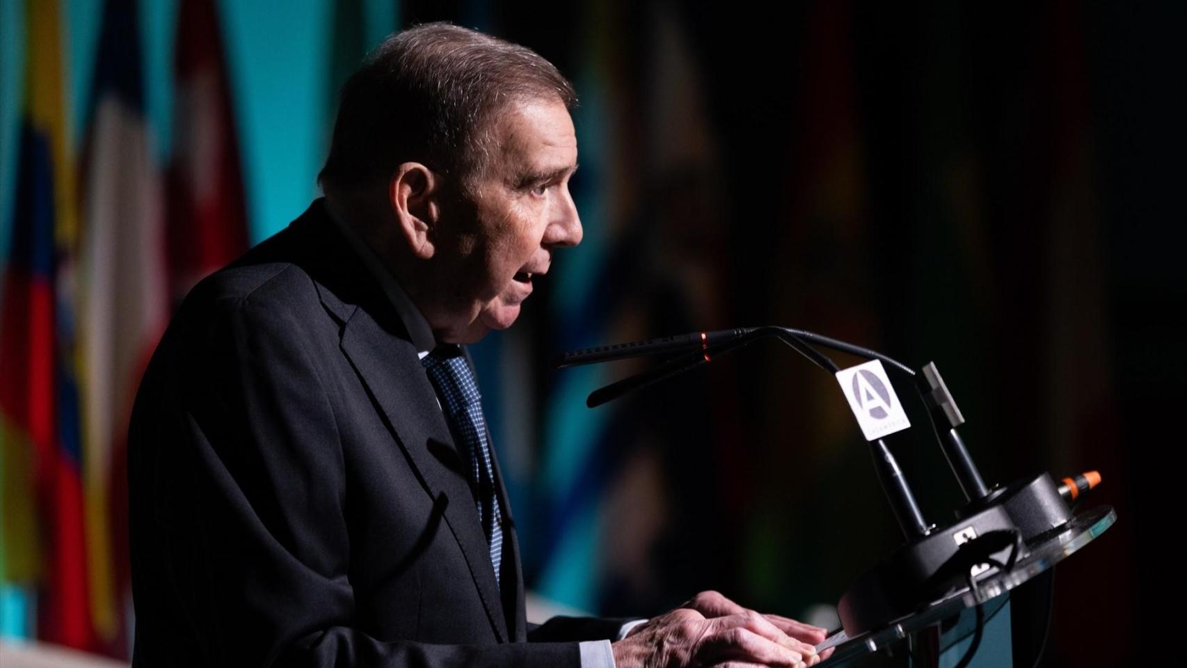 Edmundo González en un acto. Europa Press/Ignacio Lopez Isasmendi