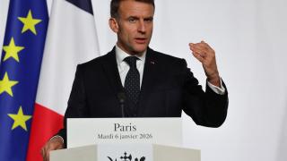 El presidente francés, Emmanuel Macron, es el impulsor del plan europeo para responder a Trump si se anexiona Groenlandia