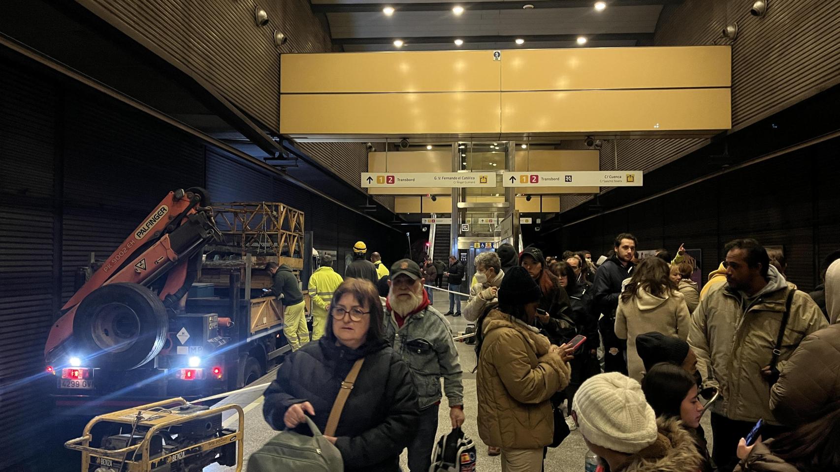 Incidencia en Metrovalencia a la vuelta de las vacaciones de Navidad. EE