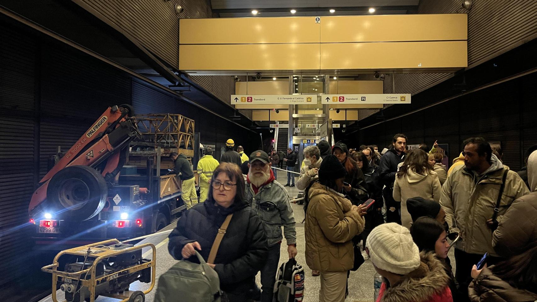Incidencia en Metrovalencia a la vuelta de las vacaciones de Navidad. EE