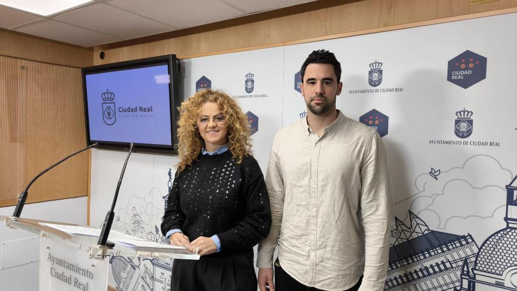 Los concejales de Ciudad Real Mar Sánchez y Pau Beltrán. Foto: Ayuntamiento.