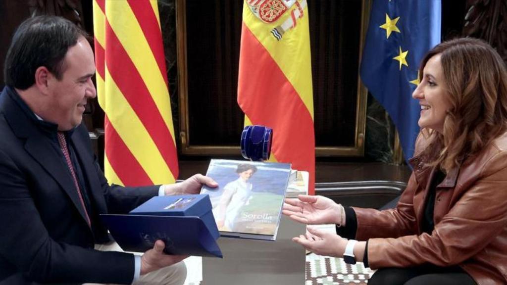 Juanfran Pérez Llorca y María José Catalá. EE