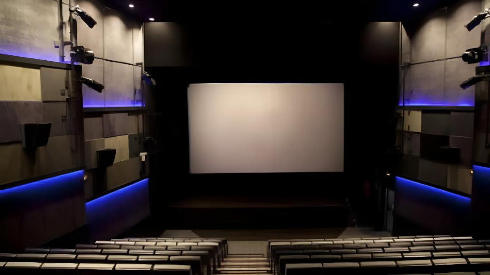 Imagen de una sala de cine.