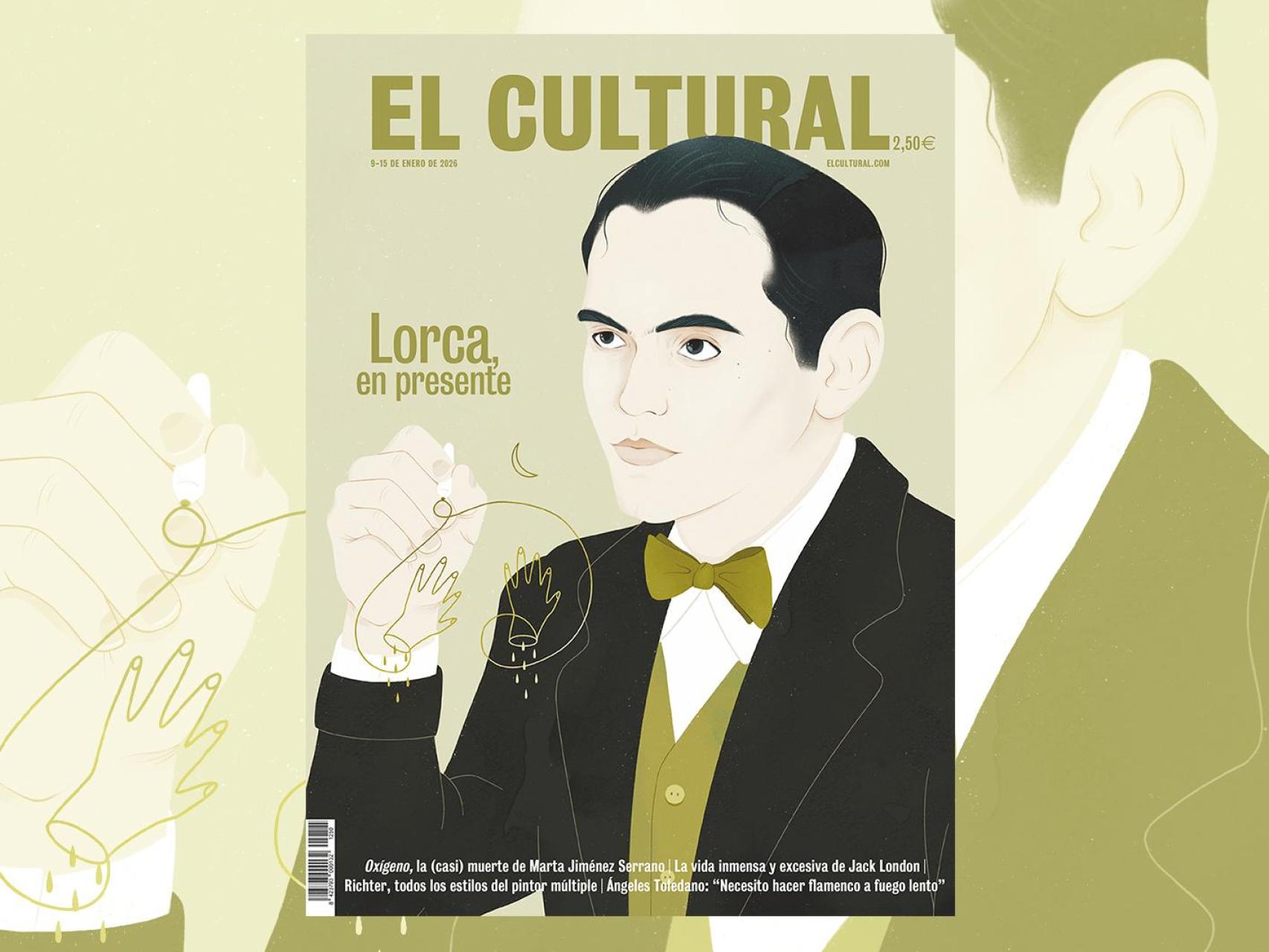 Federico García Lorca visto por Anna Payán para la portada de El Cultural, 9 de enero.