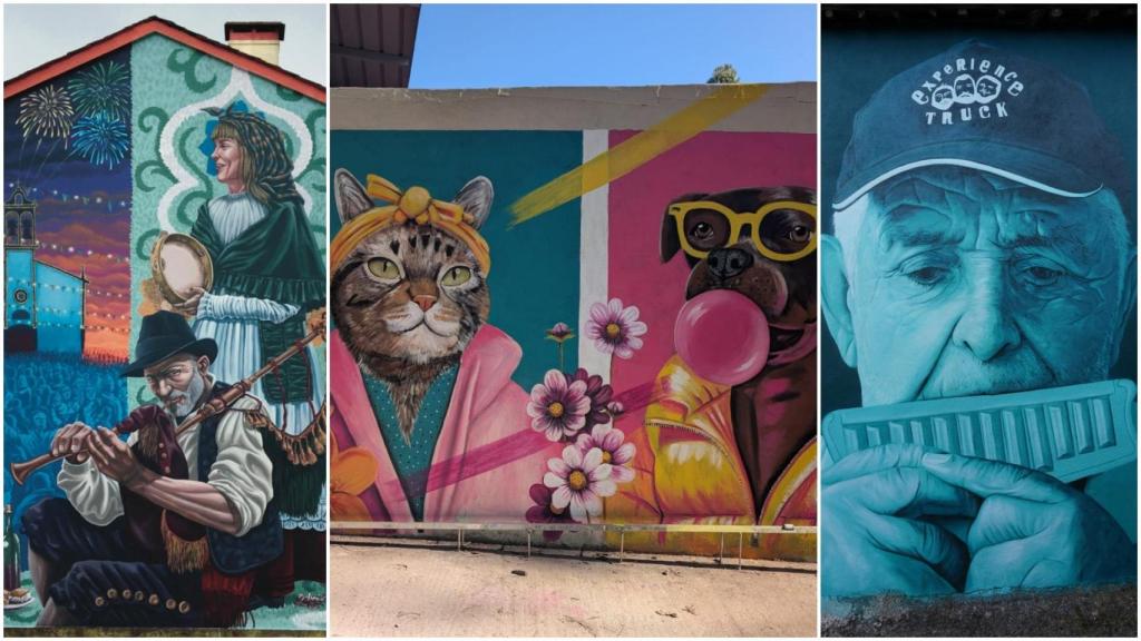 Estos son los tres grafitis de Galicia que compiten por ser el mejor mural del mundo