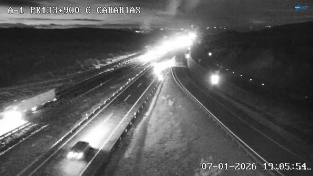 Cámara de la DGT en la A-1