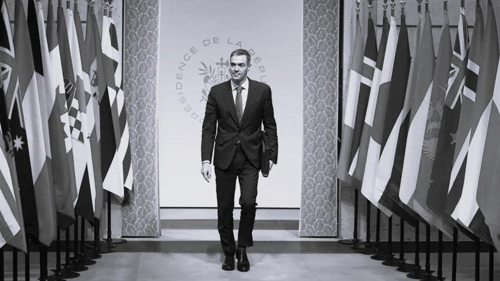 Pedro Sánchez, el pasado martes en París.