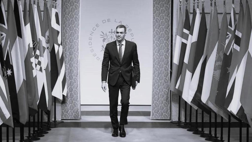 Pedro Sánchez, este martes en París.