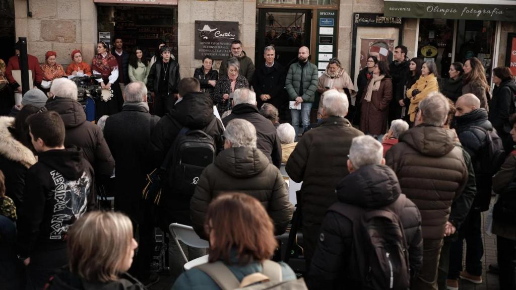 Acto de despedida del Año Castelao en Pontevedra
