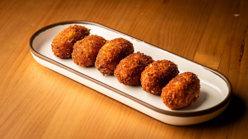 Las aclamadas croquetas de jamón de Juan Monteagudo.
