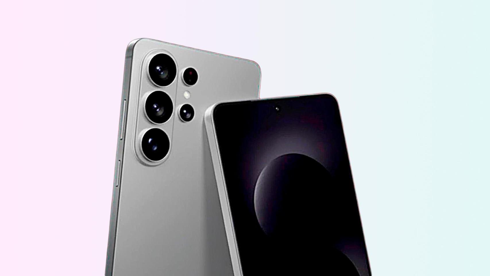 Imagen renderizada del Galaxy S26 Ultra