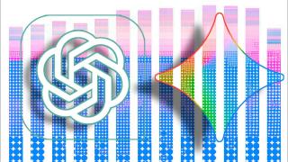 Fotomontaje inspirado en ChatGPT y Gemini