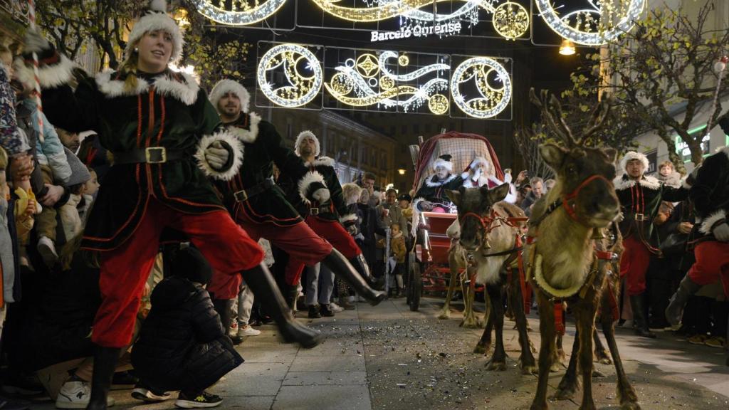 Cabalgata en Ourense.