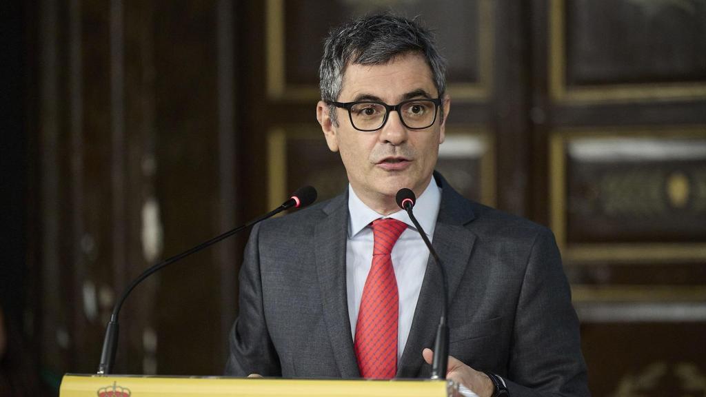 El ministro de la Presidencia y Justicia, Félix Bolaños, en una foto el pasado mes de diciembre.