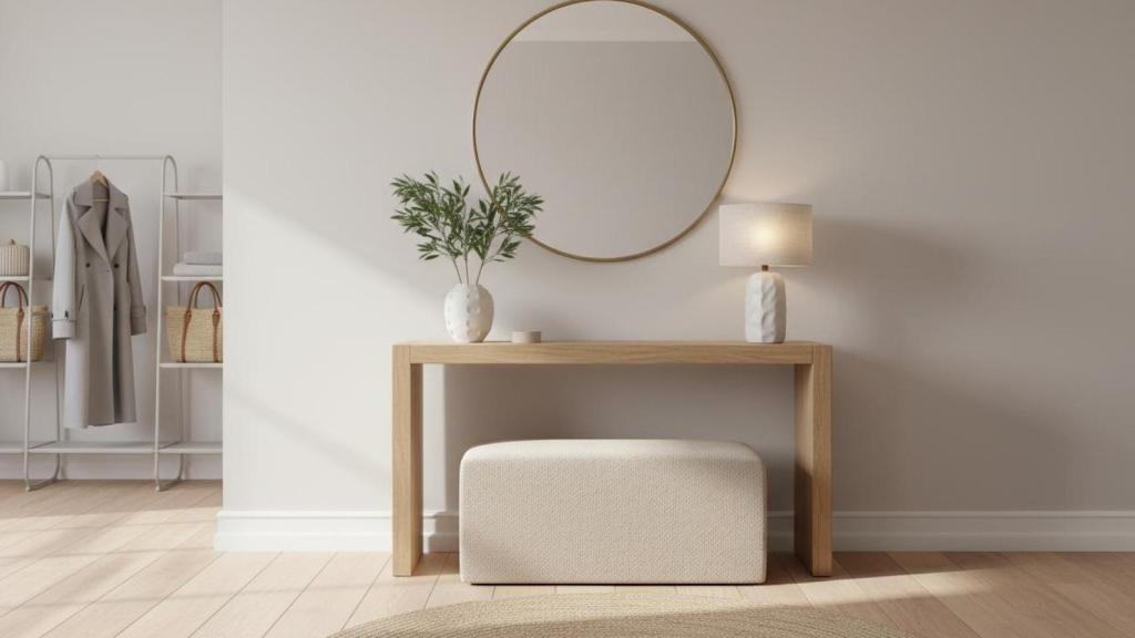 Imagen de un recibidor con el mueble.