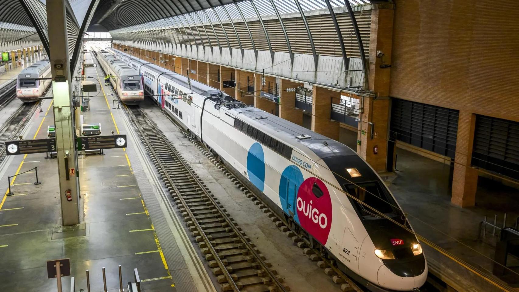 Interior de la estación de Santa Justa.