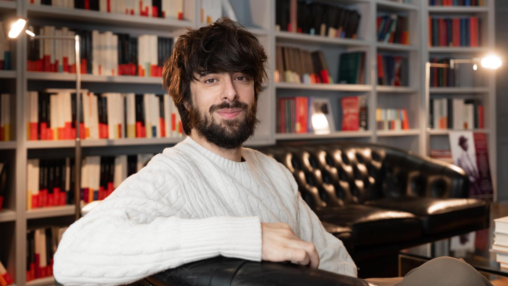 David Uclés en la Librería Siruela, antes de dar el salto a Planeta.