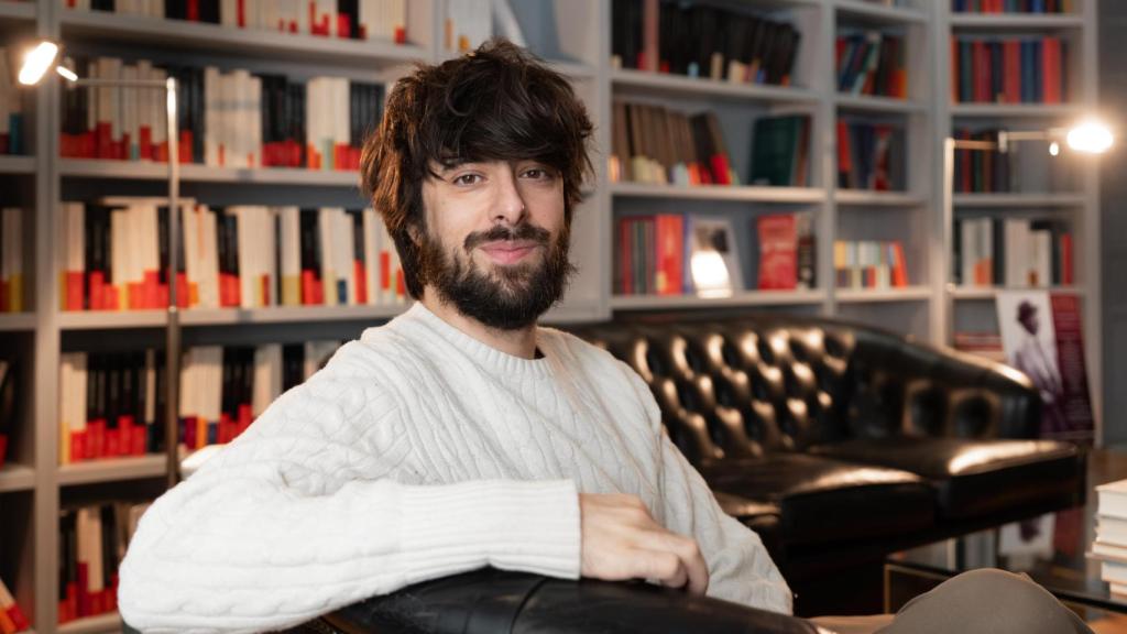 David Uclés en la Librería Siruela, antes de dar el salto a Planeta.