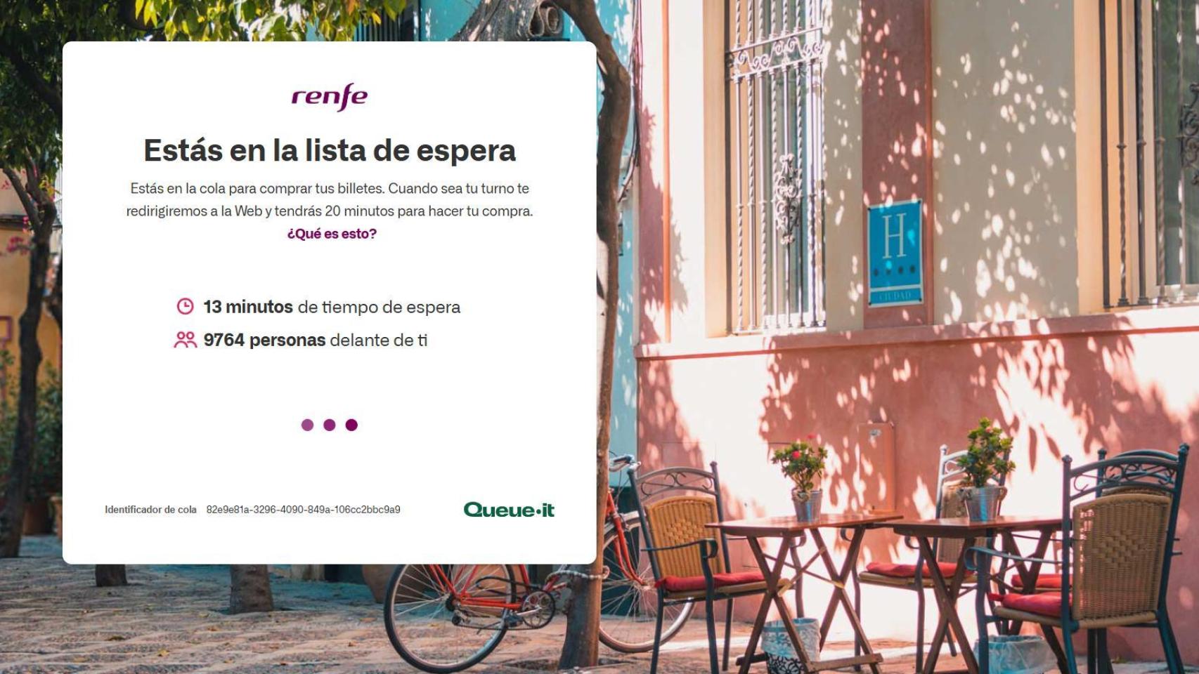 Colas virtuales en la web de Renfe para comprar billetes AVE a partir de 15 euros desde Galicia