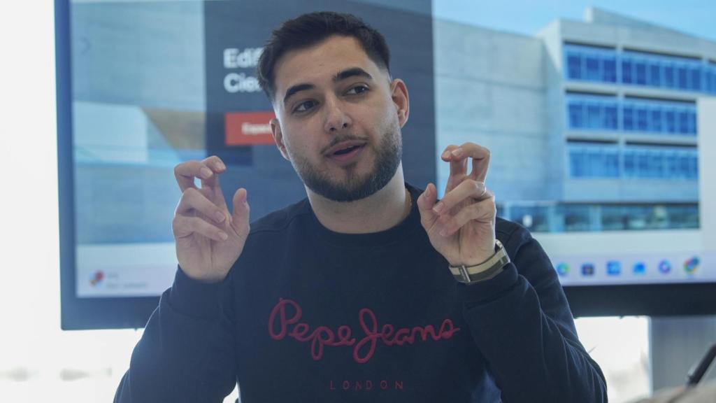 Saúl García en el Parque Científico de Alicante (PCA).