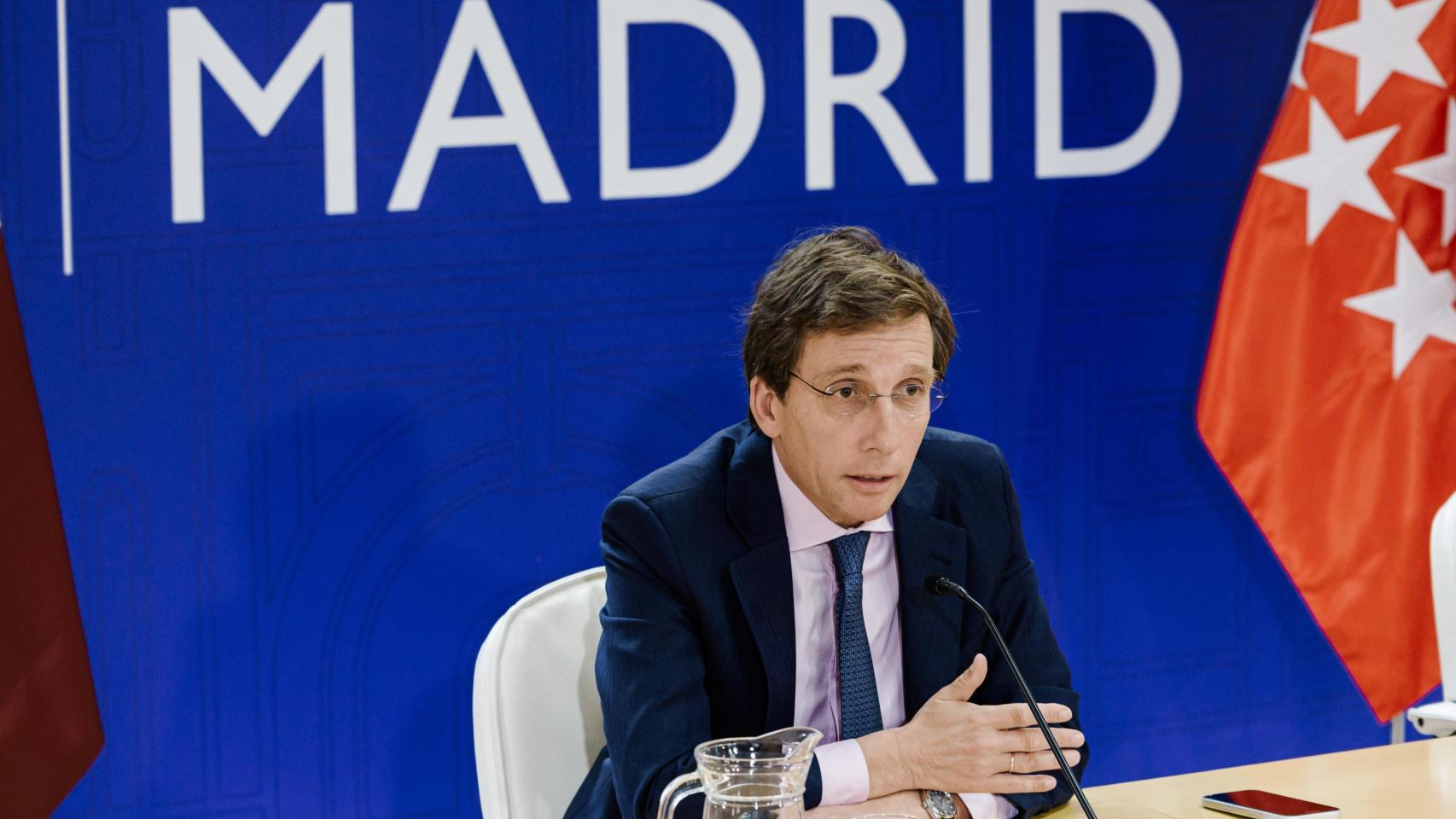 José Luis Martínez-Almeida en una comparecencia en Cibeles.