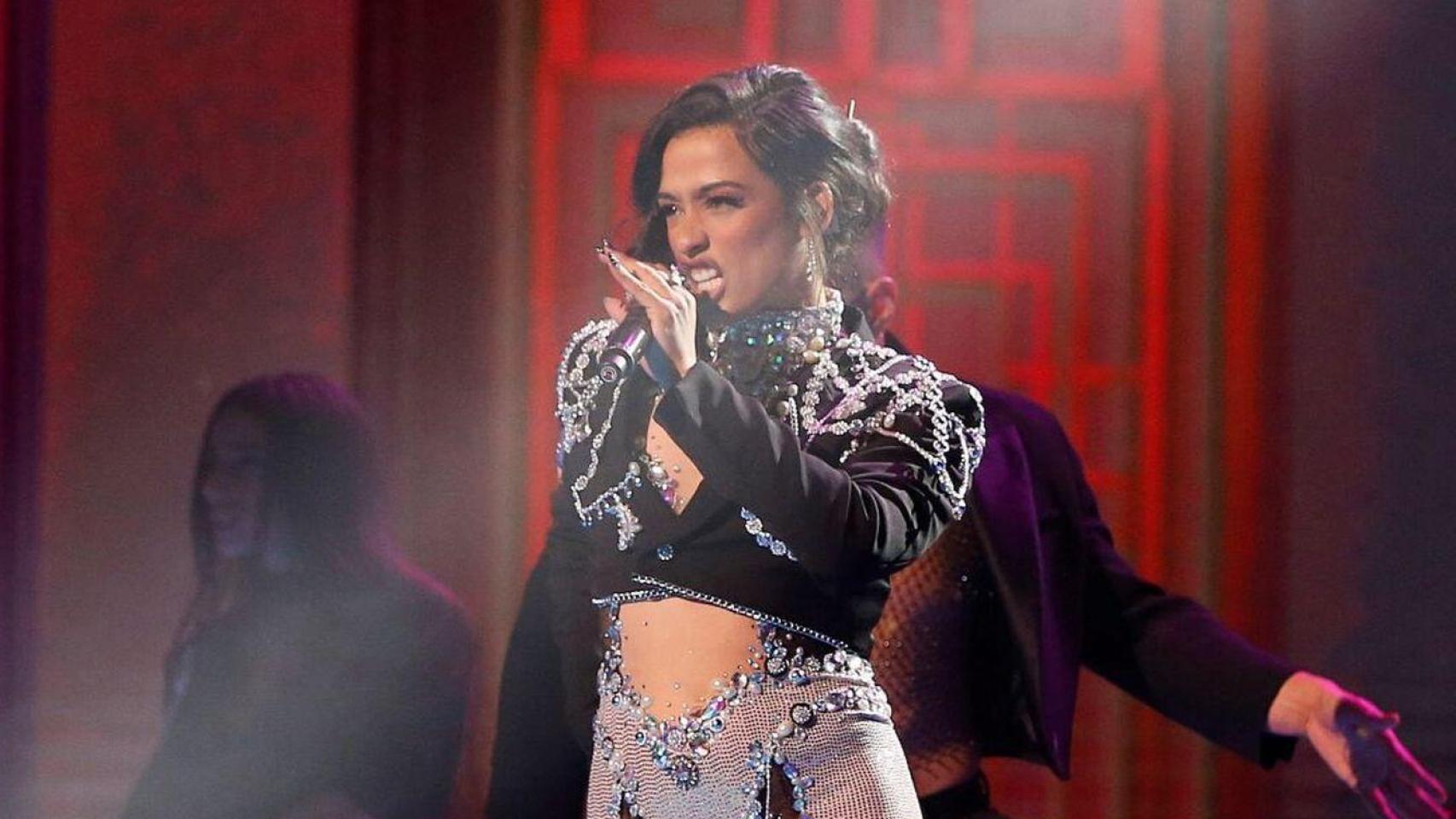 Chanel Terrero, durante el Benidorm Fest 2022.