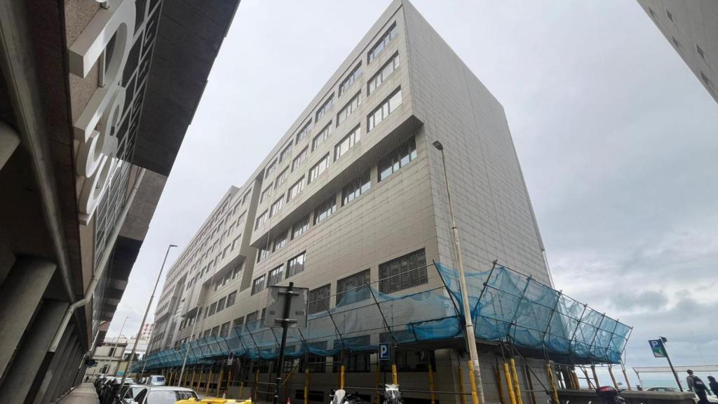 Así está actualmente el edificio de Hacienda en A Coruña.