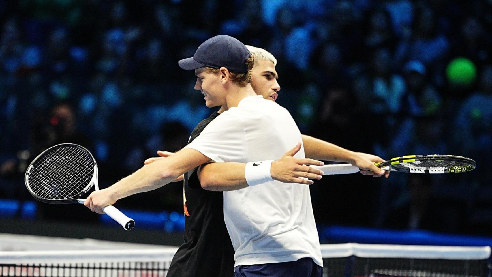 Carlos Alcaraz y Jannik Sinner