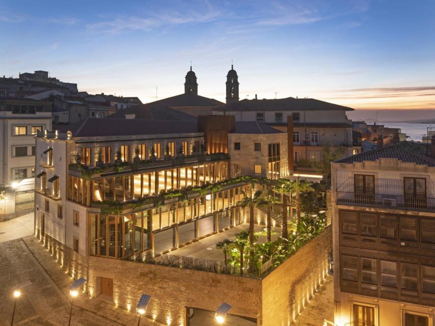 Fachada trasera del Palacio de la Oliva