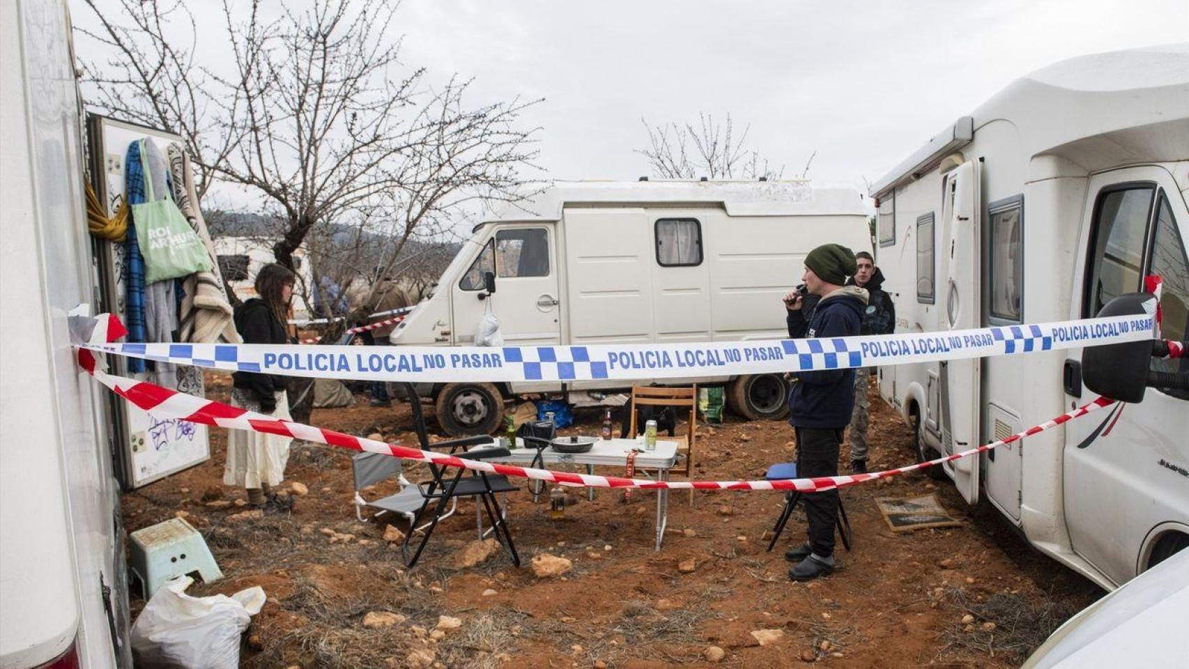 Participantes en la rave de Albacete.