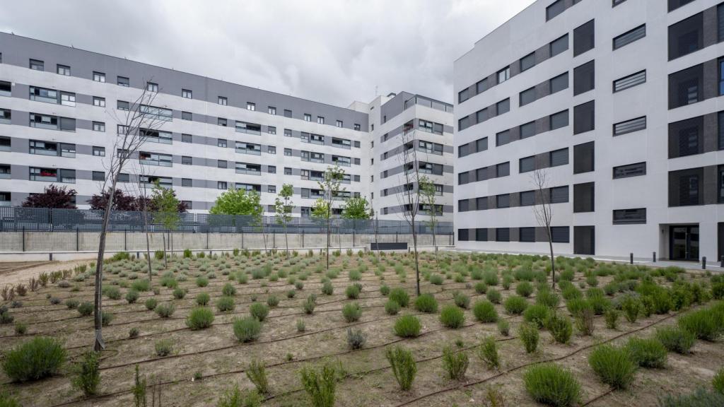 Un bloque de viviendas para alquiler sostenible en Villaverde.